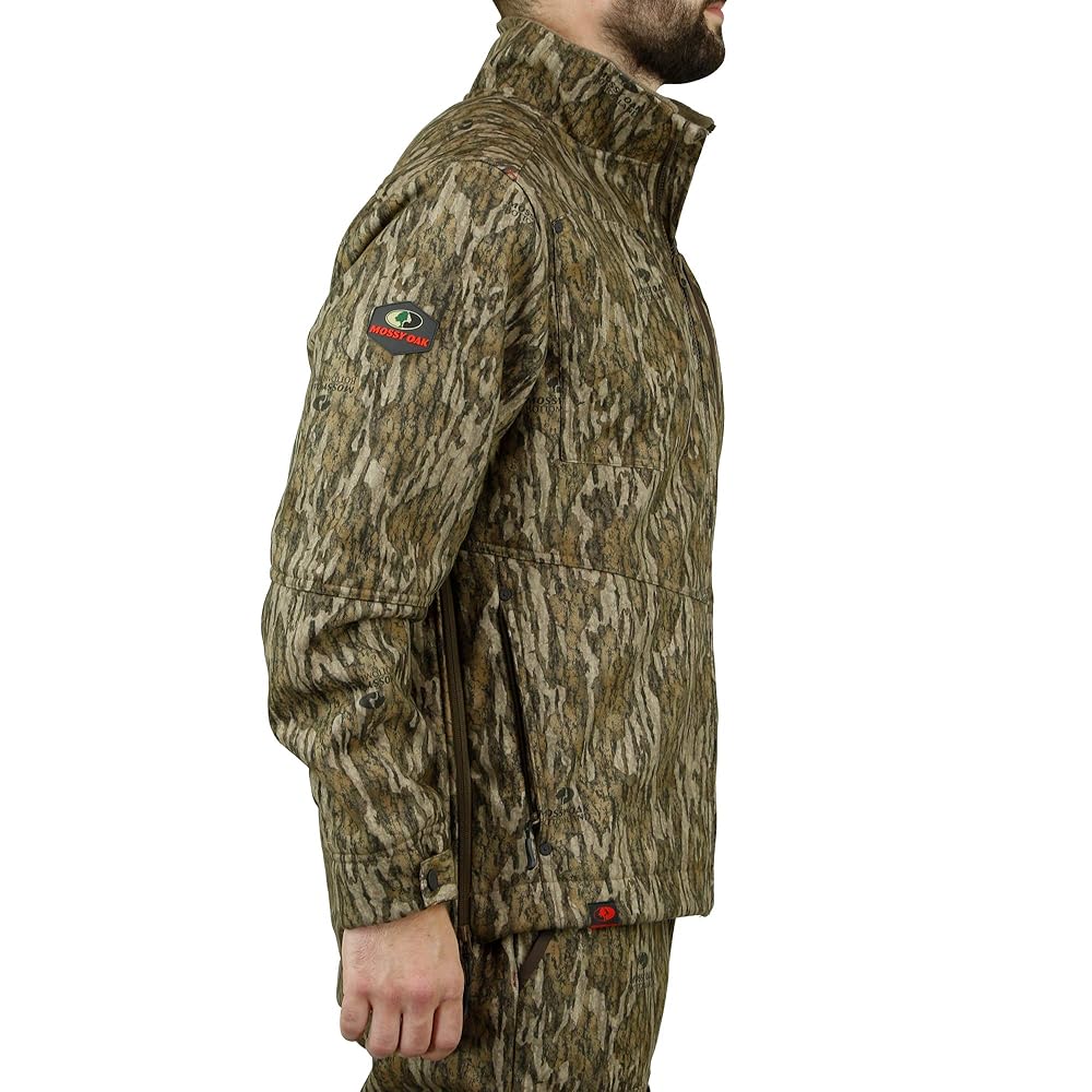 古着 MOSSY OAK 迷彩柄フード付きジャケット Amazon.co.jp: Mossy Oak メンズ 迷彩ハンティングパーカー